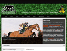 Tablet Screenshot of panther-racing.co.uk